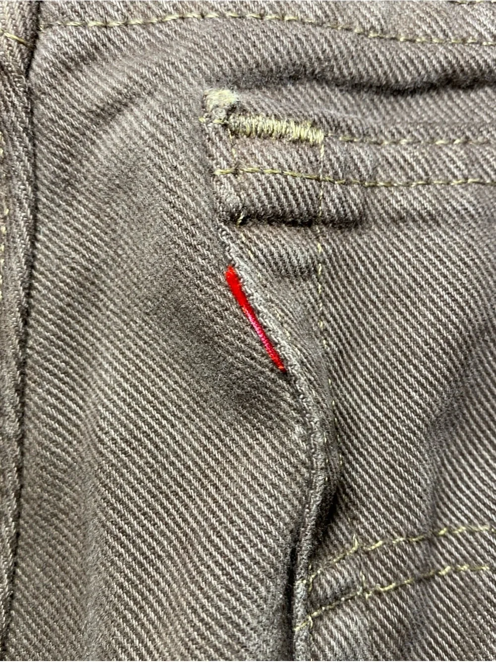 1993 Levi's 505 Regular Fit Jeans Men's 33x34 Red Tab Brown Jean Western Vintage